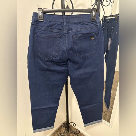 Measure & Made Women's Dark Blue Skinny Jeans - Picture 4 of 7